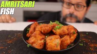 Meat India Indian Fried Fish  Amritsari Fish Recipe [upl. by Towill]