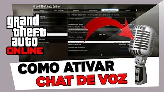 Como Ativar e Configurar Microfone para falar no GTA 5 ONLINE 2025 [upl. by Nilsoj804]