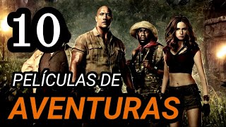 Top 10 Mejores Películas de AVENTURAS [upl. by Ahsietal]