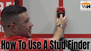 How To Use The Craftsman Stud Finder On Sheetrock with Stud and Electric Detection [upl. by Sorips890]