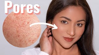 How to Make Your Pores DISAPPEAR With Makeup [upl. by Myo]