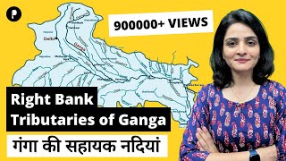 Rivers of India भारत की नदियां Part 3  Right Tributaries सहायक नदियां of Ganga [upl. by Simpkins]