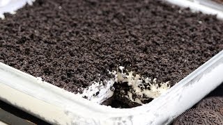 EASY FROZEN OREO DESSERT by SweetSpicyKitchencom [upl. by Hsihsa938]