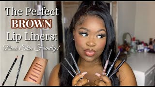 The PERFECT Everyday Lip Combos For WOC Dark Skin  Super AFFORDABLE Lip Liners  JessicaNicole [upl. by Ytsud391]