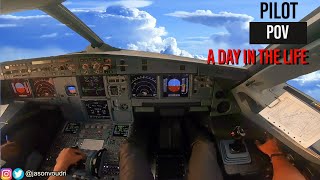 A Day in the Life as an Airline Pilot 3  PILOT POV  A320 MOTIVATION 4K HD [upl. by Squires]