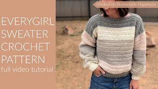 How to Crochet the Everygirl Sweater [upl. by Darda]