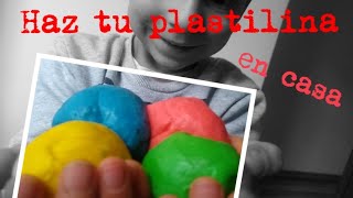 Como hacer PLASTILINA CASERA RÁPIDA Y FACIL  DIY  RECETA [upl. by Pearle]