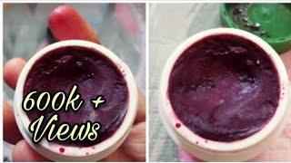 Beetroot LipbalmNo VaselineWith GheeOnly 2 ingredients For Soft Pink LipsNatural Lipbalm [upl. by Haisej658]