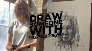 How to Draw Pencil Portrait Tutorial with Artist Dryden Goodwin  Hospital Rooms Digital Art School [upl. by Beverlie]