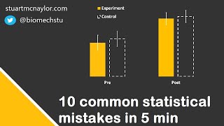 Ten Statistical Mistakes in 5 Min [upl. by Allimak]