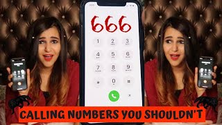 Calling SCARY Numbers You Should Never Call at 12 AM [upl. by Olegnaid589]