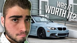 E92 BMW M3 REBUILD COST [upl. by Illom175]