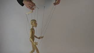 Operating a marionette walking [upl. by Hackathorn]