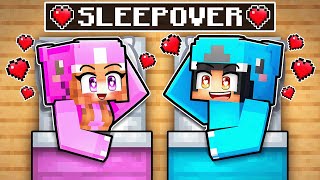 Omz amp Lily SLEEPOVER in Minecraft [upl. by Brandt]