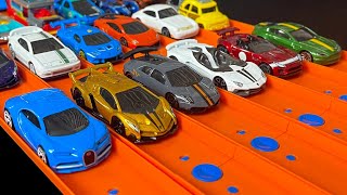 40 Hot Wheels Race Tournament Bugatti amp Lamborghini 5 Packs [upl. by Nylek529]