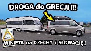 Winiety w Drodze do GRECJI   Jak i Gdzie Kupić  Czechy i Słowacja płatne autostrady 503 [upl. by Cooperstein]