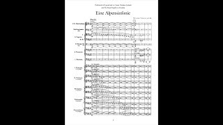 Strauss  Eine Alpensinfonie Op 64 Score [upl. by Enytsirk]