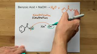 Benzoic Acid  NaOH   Neutralization Reaction [upl. by Hniv594]