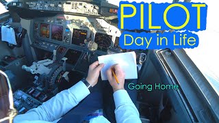 A Day in Life as an Airline Pilot  Flying Home on B737  Motivation HD [upl. by Ellerahs]