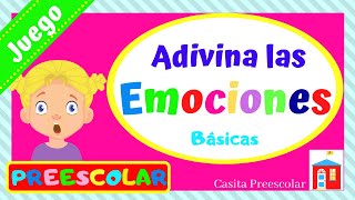 EMOCIONES PREESCOLAR Aprendeencasa [upl. by Nwahsirhc]