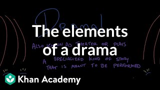 The elements of a drama  Reading  Khan Academy [upl. by Clyte]