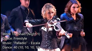 Lindsey Stirling  All Dancing With The Stars Performances [upl. by Yank]