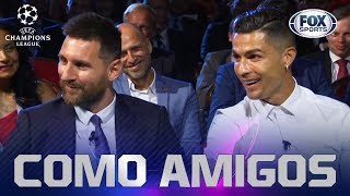 La convivencia que tuvieron Messi y Cristiano [upl. by Endor]