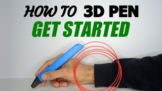 How to 3D PEN Tutorial 1  GETTING STARTED [upl. by Sikleb655]