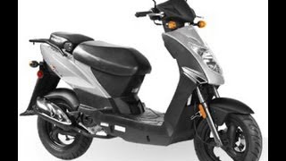 KYMCO AGILITY 50 4T Silver 49CC Scooter [upl. by Laszlo605]