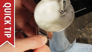 How to AutoFroth Milk for Lattes [upl. by Dib]