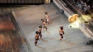 Xcaret  PoktaPok  Mayan ball game [upl. by Natehc26]