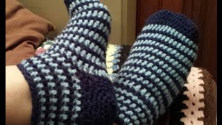 Chaussettes au crochet [upl. by Inaleon]