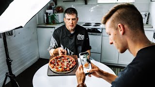 I Filmed A PIZZA Commercial with my iPHONE [upl. by Zetroc]