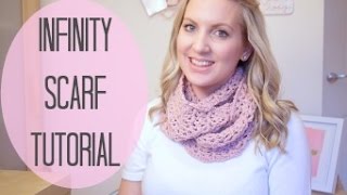 CROCHET Infinity scarf tutorial  Bella Coco [upl. by Annahael]