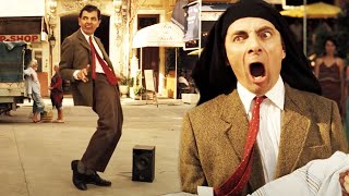 BOOMBASTIC Bean 🕺  Mr Beans Holiday  Funny Clips  Mr Bean Official [upl. by Nagaet]