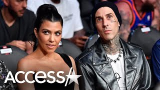 Kourtney Kardashian amp Travis Barker Pack On PDA At The Beach [upl. by Aeila323]