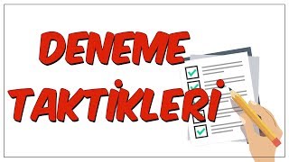 Deneme Sınavı Taktikleri [upl. by Eisler]