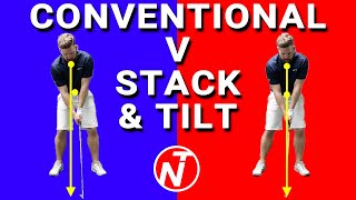 CONVENTIONAL V STACK AND TILT GOLF SWING  Golf Tips  Lesson 138 [upl. by Philpot]