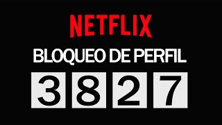 COMO PONER CONTRASEÑA PIN A TU PERFIL DE NETFLIX [upl. by Martinson553]