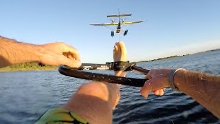 GoPro Airplane Waterskiing [upl. by Akinirt]