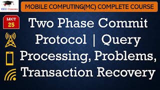 L25 Two Phase Commit Protocol  Query Processing Problems Transaction Recovery  Mobile Computing [upl. by Anirret]