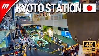 Kyoto Station Walkthrough from Shinkansen to Local Lines [upl. by Esetal684]