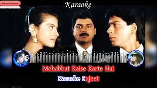 Chhupana Bhi Nahin Aata Karaoke  Baazigar  Shahrukh Khan Kajol  Vinod Rathod [upl. by Breanne]