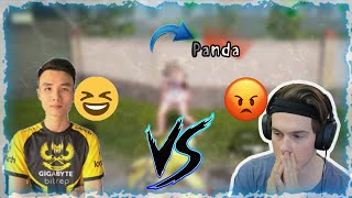 TACAZ VS PANDA PUBG  1vs1 TDM FIGHT WITH DUPLICATE TACAZ IN PANDA  PUBG MOBILE [upl. by Burhans]