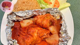 Pollo en Achiote al Vapor  Achiote Marinated Chicken [upl. by Iretak]