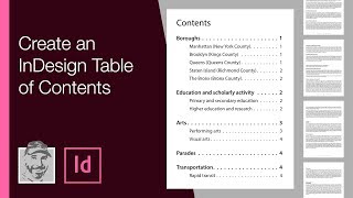 Create an InDesign Table of Contents [upl. by Aryan]