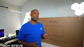 Sony X85K 120Hz 4K Television Unboxing [upl. by Marucci]