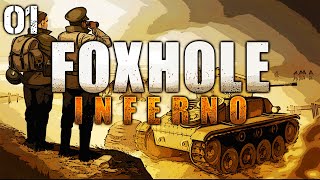 FOXHOLE Gameplay Lets Play 1  FIRST STEPS ONTO THE BATTLEFIELD [upl. by Oech768]