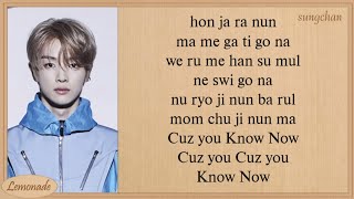 NCT U  Know Now Easy Lyrics [upl. by Esdnyl972]