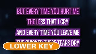 Too Good at Goodbyes Karaoke Lower Key  Sam Smith [upl. by Letsou863]